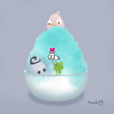 めいぷるの小部屋 S Tweet 今日はかき氷の日だそうです イラスト Digitalart Illustration 今日は何の日 かき氷の日 絵描き人 アトリエの系譜 Line絵文字 お絵描き 鳥 ペンギン カエル うさぎ Trendsmap