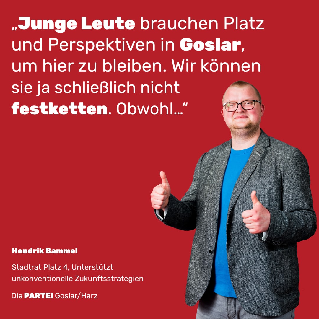 Die_PARTEI_Gs's tweet photo. Wir starten mit @B4mmel in den Wahlkrampf zur Machtübernahme!!!

https://t.co/NZ9Z8GaN7e

#diepartei
#dieparteigs
#dieexpertise
#goslarwirdgrau
#harz
#harzmountains
#einharz https://t.co/T3kRiNSDKB