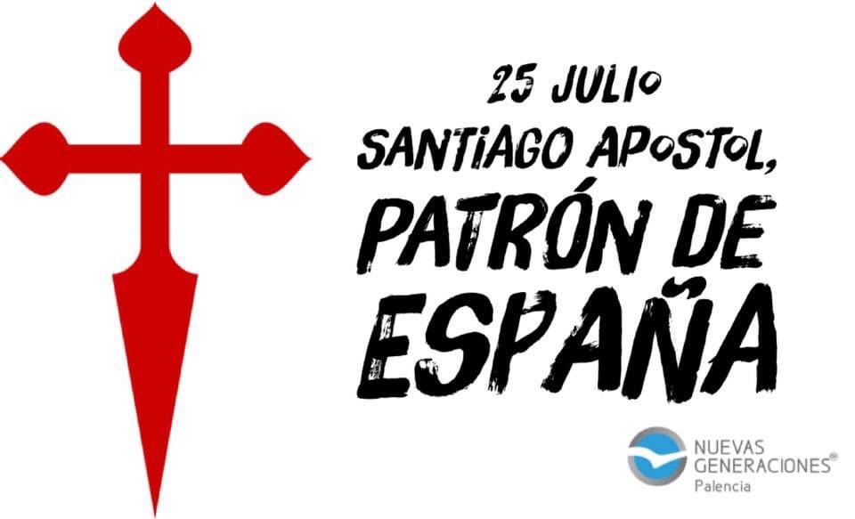 Feliz día de Santiago Apóstol, 
Patrón de España.