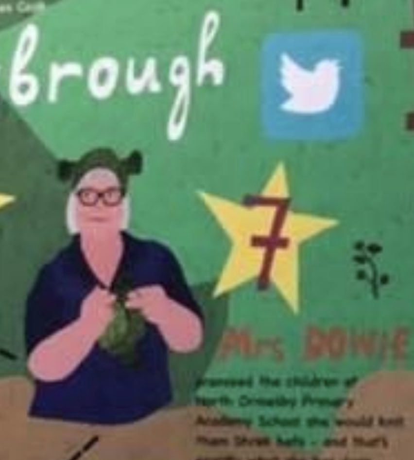 N_O_P_A's tweet photo. Isn’t this AMAZING?! Our very own Mrs Dowie on the ‘Lockdown Legends’ exhibition at Preston Park!

Well done @MrsChrisDowie! 

#TeamNOPA #NOPAFamily https://t.co/cJEKu9IzmL