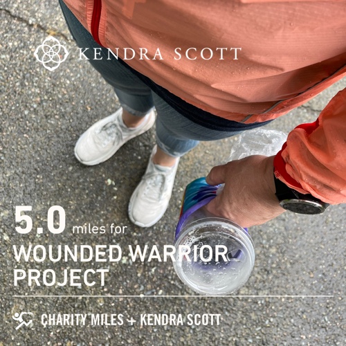 MAWheelah's tweet photo. 5.0 @CharityMiles for @wwp. Thanks @KendraScott #coffeewalk #ctrlaltdel #timeonfeet #intrainingforLife #odc #dancingon https://t.co/UIDB51oRIX