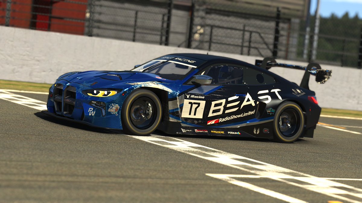 And we're..............short by 1 lap! Will be a P20 finish in the <a href="/iRacing/">iRacing</a> 24 Hours of <a href="/circuitspa/">Spa-Francorchamps</a>. Thanks to all the drivers, crew, and all of our partners <a href="/RSL_Studio/">Radio Show Ltd</a> <a href="/appgineerin/">Appgineering | Creators of ATVO</a> <a href="/bsusportslink/">Ball State Sports Link</a> <a href="/MaconiSetupShop/">Maconi Setup Shop LLC</a> <a href="/BeauAlbert06/">Beau Albert</a> <a href="/PodiumeSports/">Podium Sports</a>.