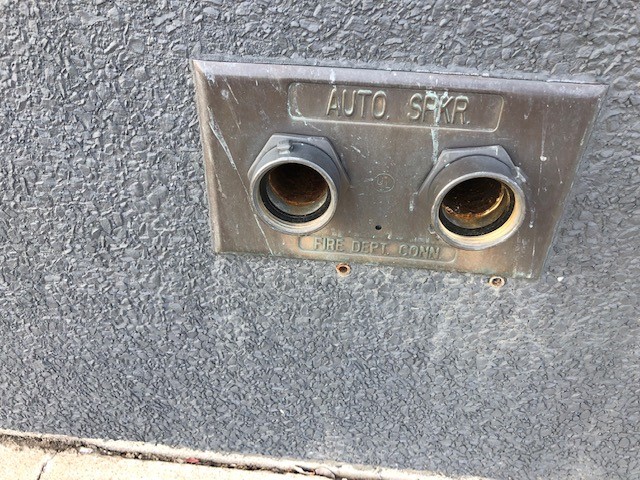 Building Owners; if you have a fire department connection that looks like this, its missing the caps that prevent debris from obstructing the life safety systems your building residents and our staff depend on. More information at Mississauga.ca/fire