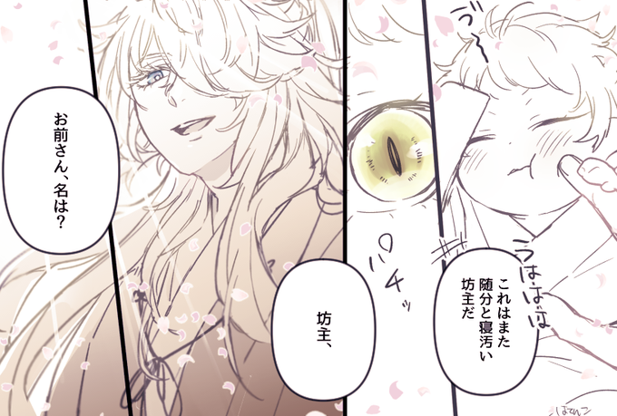 ※捏造注意
現役御前と生まれたてにゃん 