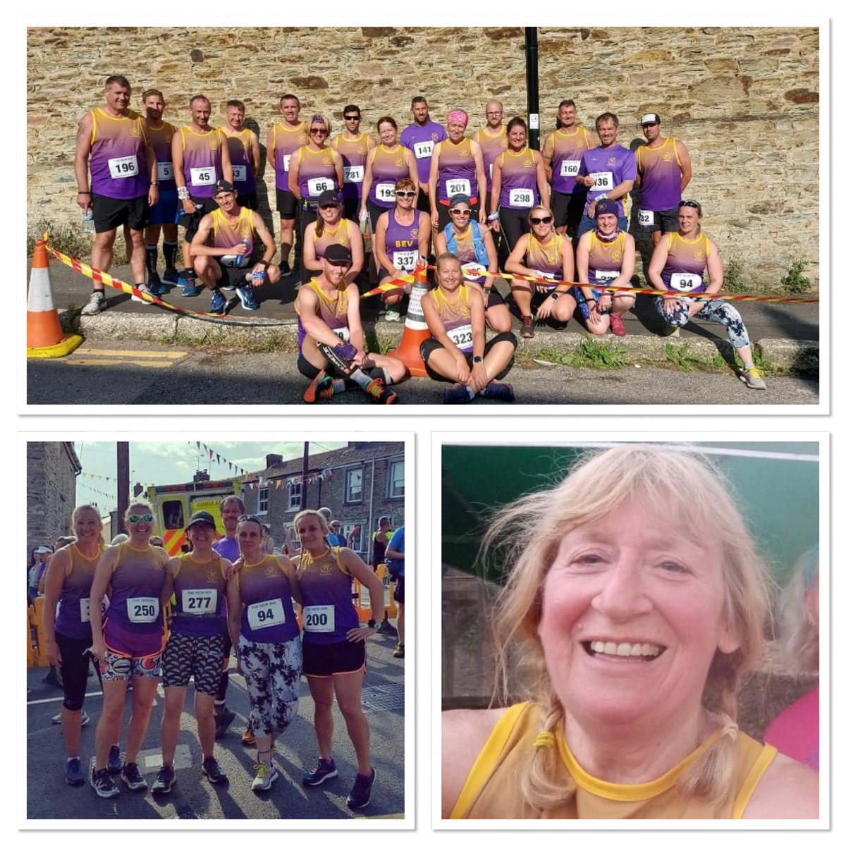STARCs new tops debuted at Tywardreath Trotter last night. 🏃🏻‍♂️ 🏃‍♀️ 💜💛💜