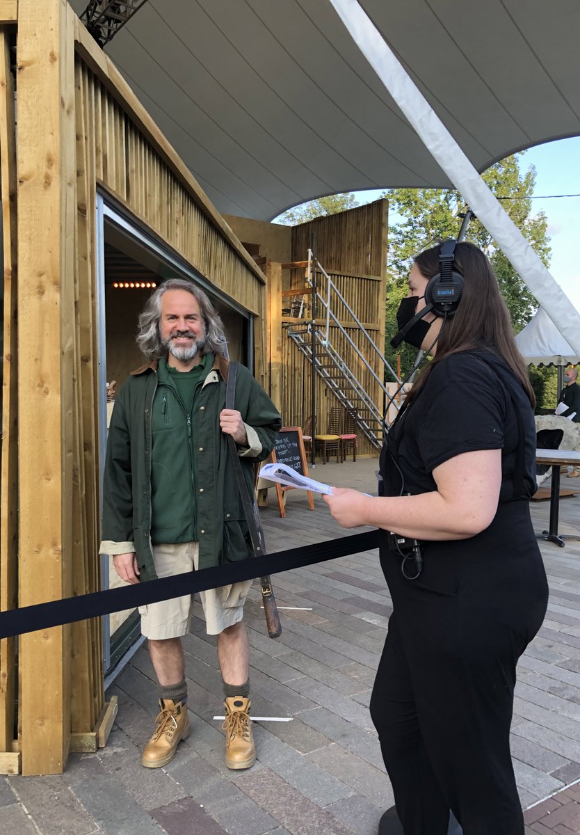 And “there will be a storm soon” sings <a href="/GrantDoyleMusic/">Grant Doyle</a>’s Forrester. He may well be right. #OHPVixen <a href="/operahollandpk/">Opera Holland Park</a> #RelaxedMatinee pictures with Stage Manager Ellen Dawson