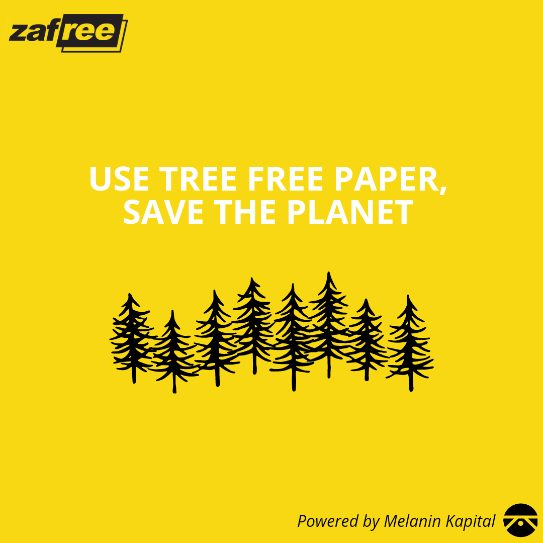 We hope we get to the point where we make a 100% switch and don't need trees for paper anymore! 

For a healthy planet, we need our trees. They are invaluable to the environment, climate change and us. 

To support this change making initiative, visit: gofund.me/6be46435