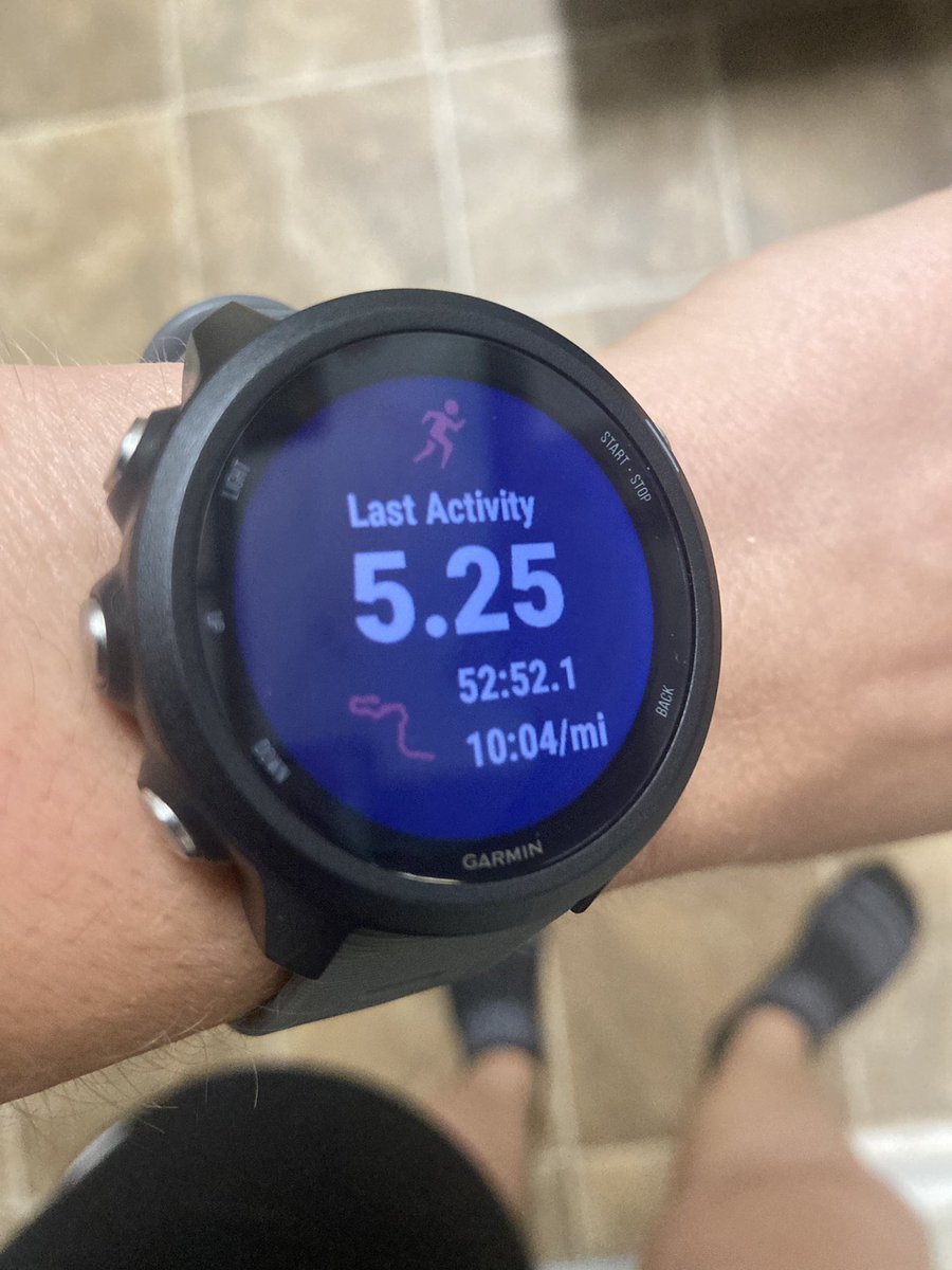 And just like that 75% of 7 miles is done! Feeling good and ready for more miles!