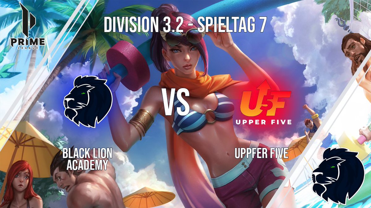 BlackLion_GG's tweet photo. ⚔️ SPIELTAG ⚔️ 

Heute ist wieder @PrimeLeague Spieltag! 🥳
Unser Academy Team spielt gegen @Upper_Five 👀

Schaltet ein live auf Twitch! 😋

⏰17:00 CEST 
🎙️ @JustKrincy  &amp; @Yulweilol 
📺 https://t.co/jJkkhKu7lu https://t.co/RuKaJzAKDv