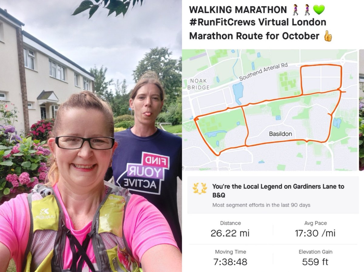 SamHolm19460171's tweet image. One Walking Marathon ticked off the bucket list! That was HARD alot harder than running it. Hats off to all Walkers &amp;amp; Run Walkers who complete Marathons, you so rightly do deserve your medals 🏅
#walkingmarathon #Wevegotthis #runsome #runningmayors #FindYourActive #therunfitclub