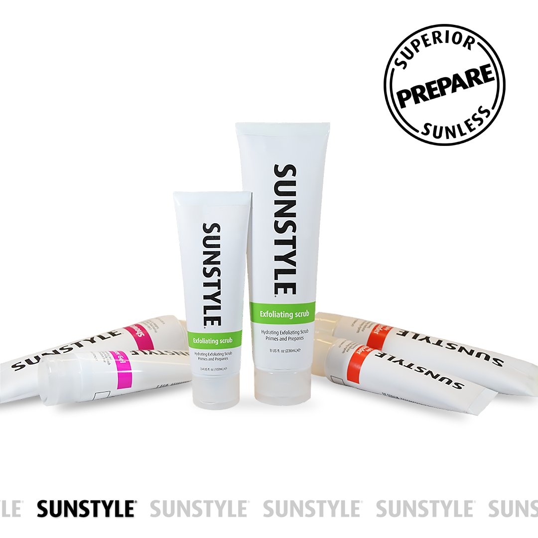 #sunstyle #sunstylesunless #exfoliatingscrub #scrub #prepare #sunless #sunlesstanning #spraytanning #spraytanningprep