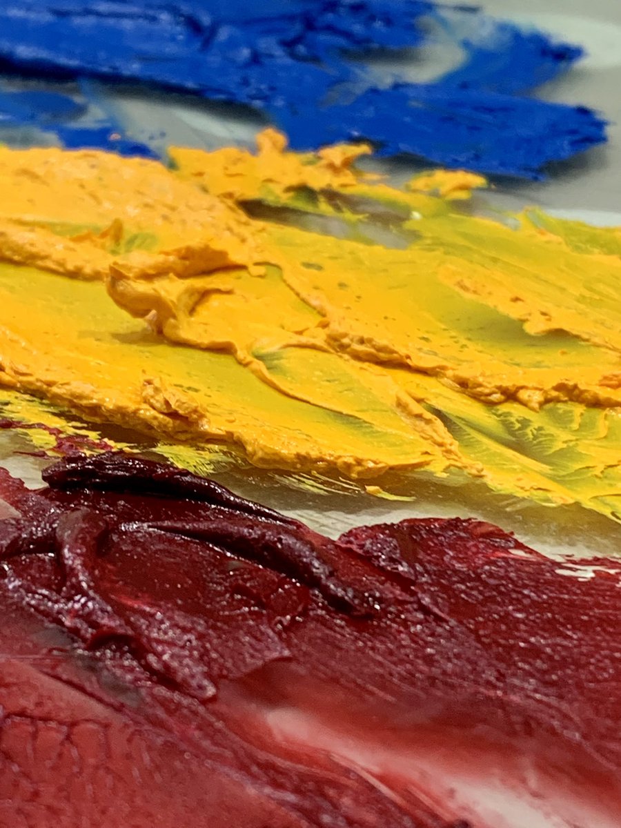 BingleyCraft's tweet photo. Day two of @PaulaDunnArtist Intermediate Oil and Cold Wax course #oilandcoldwax #painting #workshop #thecrafthouse #Bingley https://t.co/yGC6JcCFxp