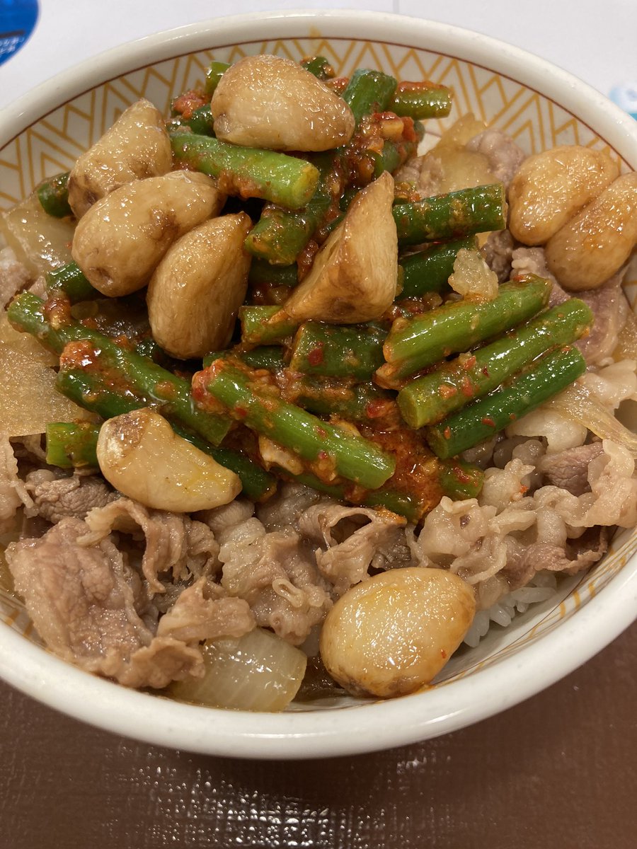 すき家の期間限定メニューを食べました 