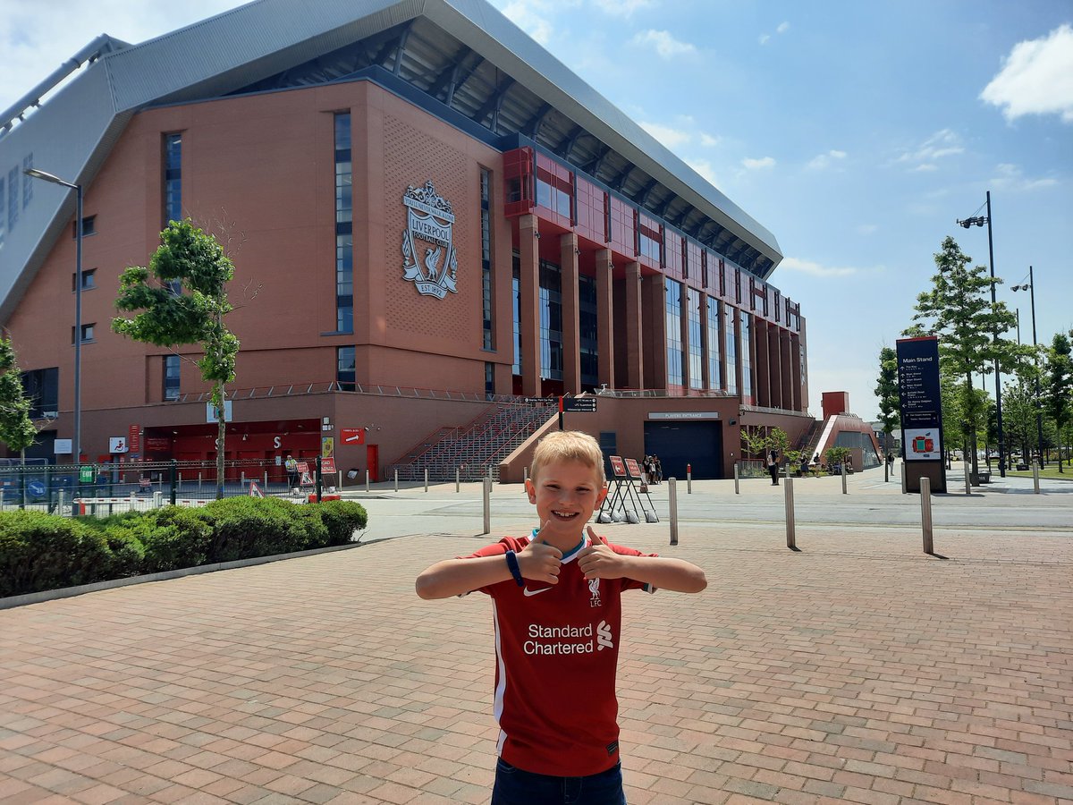 Charleys first visit to Anfield