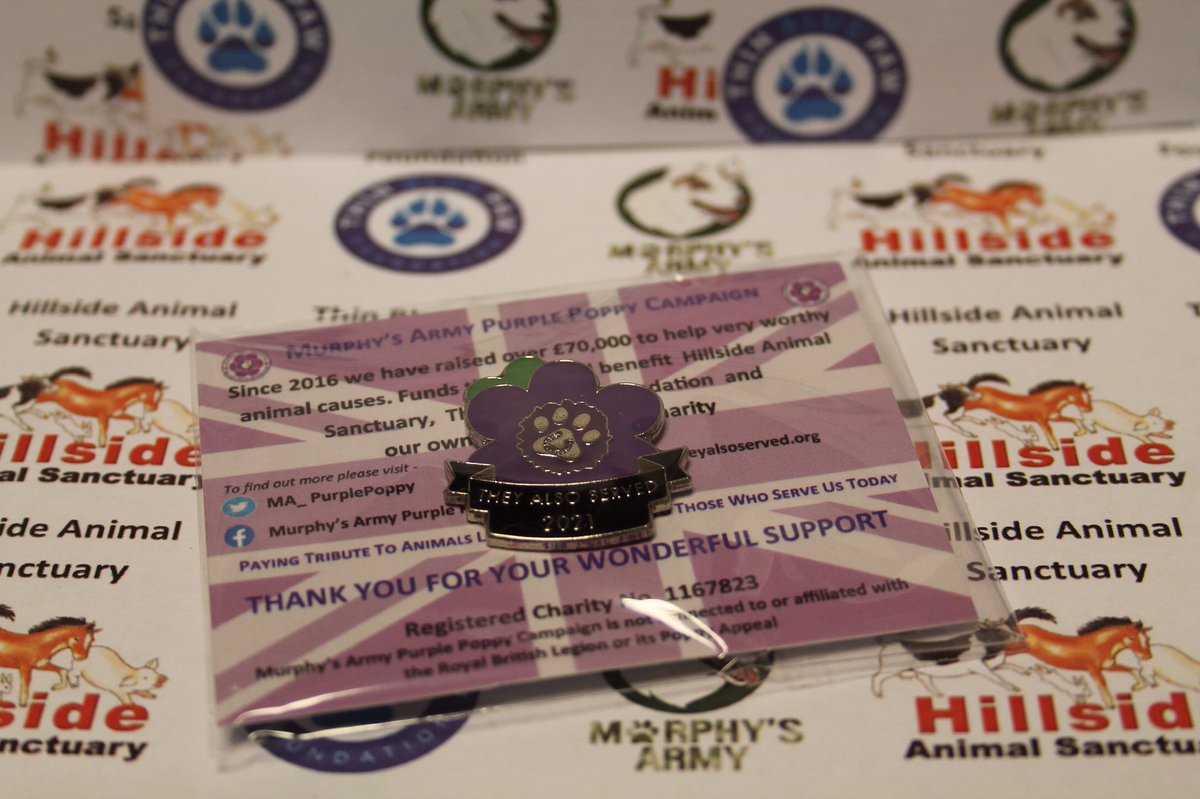 MA_PurplePoppy's tweet image. Our stunning 2021 pin badges x horseshoe and paw print design 💜#theyalsoserved #thinbluepaw #hillsideanimals ebay.co.uk/itm/1942478871…