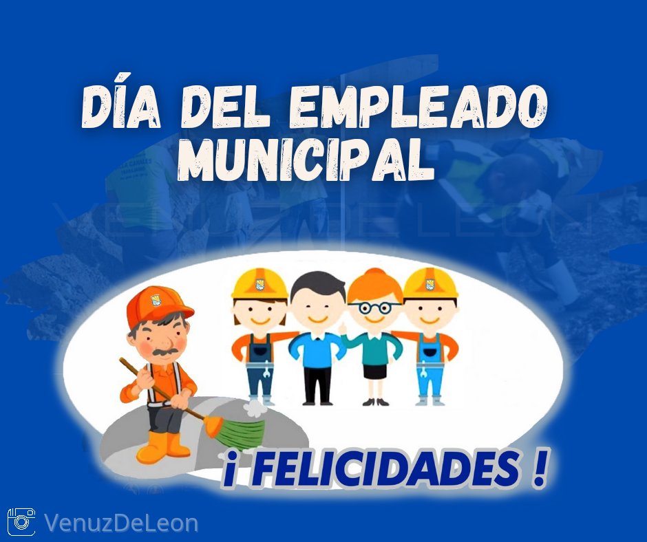 VenuzDeLeon's tweet photo. Un saludo cordial para los empleados de las municipalidades especialmente a los de mi querido Villa Canales.  Dios les bendiga y a sus familias.  
#EmpleadoMunicipal 
#VillaCanales #VenuzDeLeon https://t.co/17NnWEBjn0