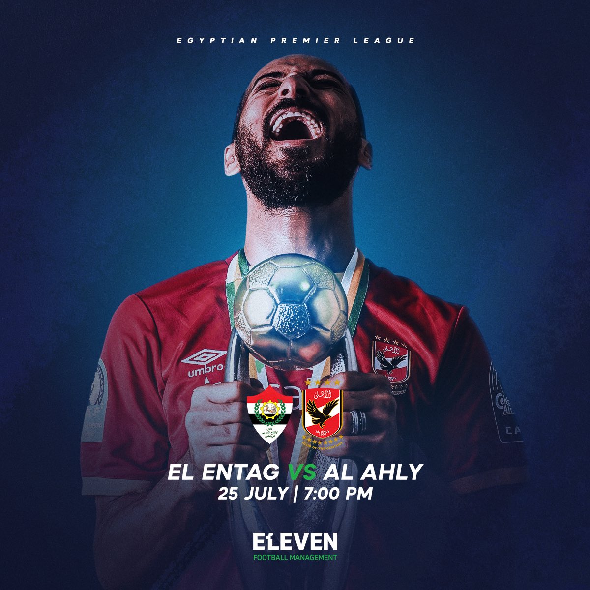 MATCH-DAY!
🆚 El Entag
🏆 Egyptian Premier League
🕑 7:00