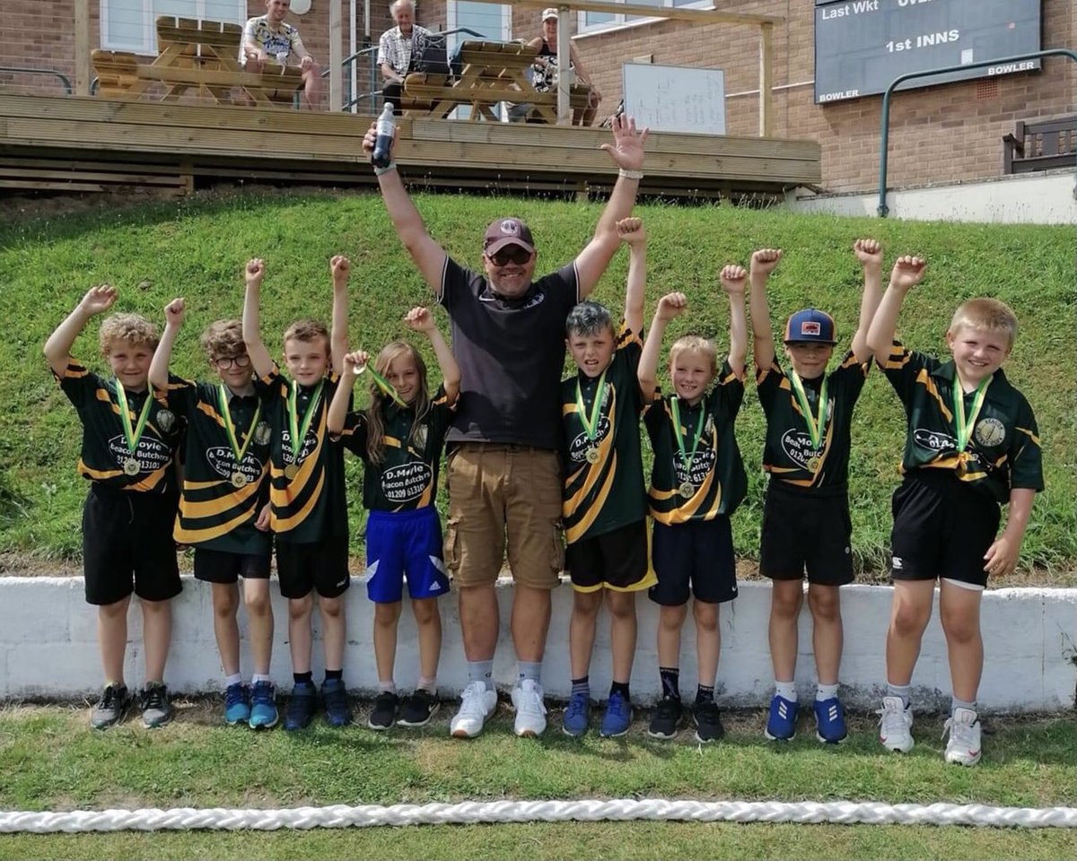 Super proud of our U9s who competed in the festival at <a href="/FalmouthCC/">Falmouth CC</a> today. 3 wins &amp; 2 losses for the <a href="/beaconcc/">Beacon Cricket Club 🏏</a> lads &amp; lass. 

Massive thanks to <a href="/FalmouthCC/">Falmouth CC</a> for hosting!!!

🏏👏🏼🧒🏻👧🏼😃