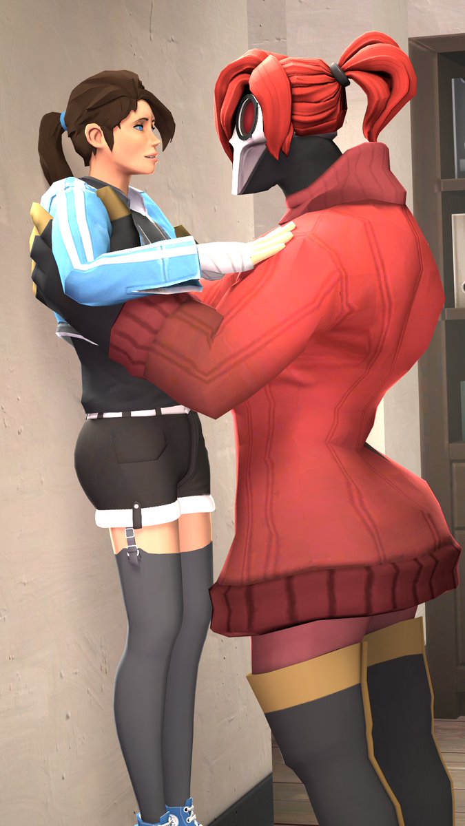 UnWellerman's tweet image. Height differences.

A little poster featuring @GoodGuyCandy's OC, Ashley.