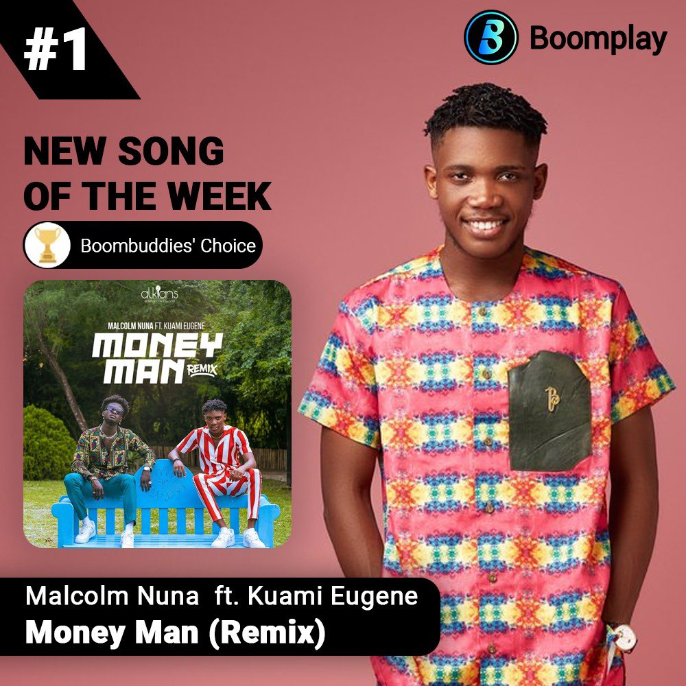 BoomplayGhana's tweet photo. #Money Man by @malcolmnunaa ft. @KuamiEugene is the No.1 #NewSongOfTheWeek, thanks for your votes!
Listen to the tune on #Boomplay.
#Boomplay #HomeOfMusic #musicstreamingapp #newmusic #ghanaianmusic #africanmusic https://t.co/ltwNDYzIp9