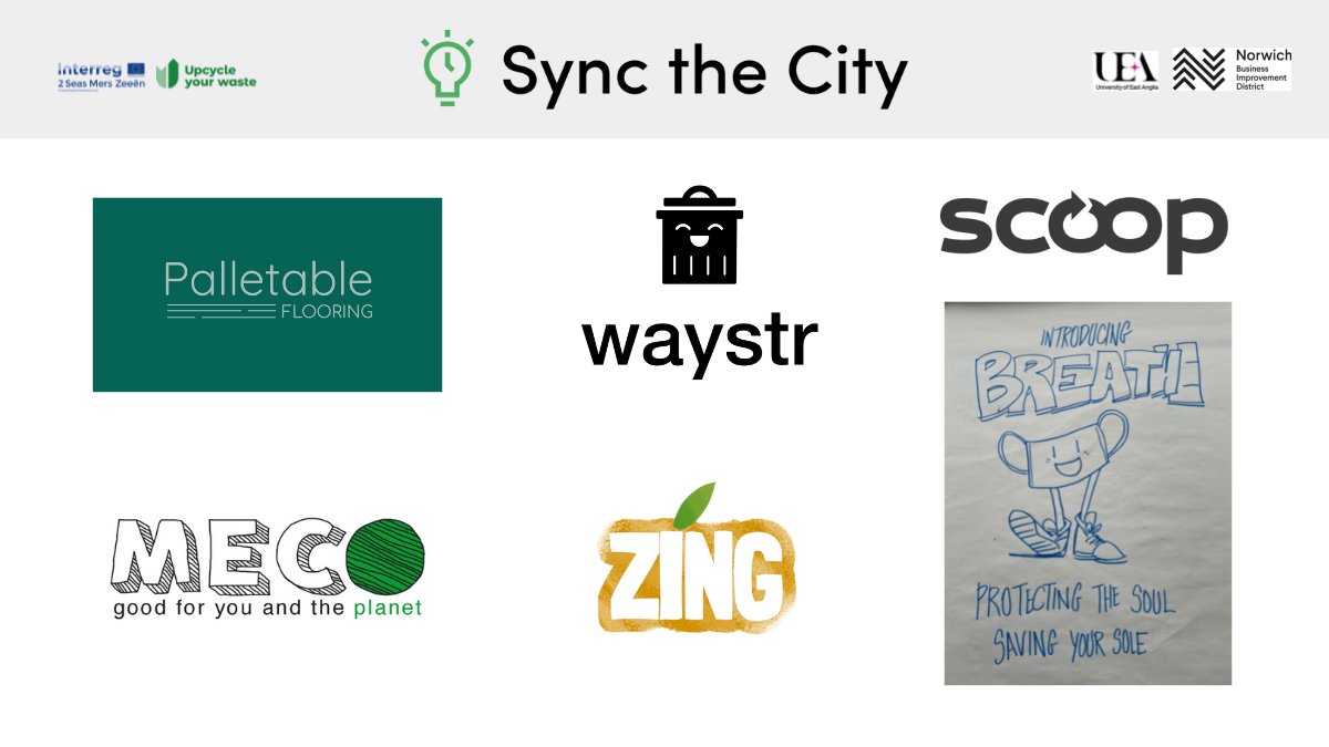 SynctheCity #StartUpCycle 

⚡️Watch Live stream tonight at 7pm youtube.com/watch?v=LTYhKm…

1. Scoop
2. Waystr
3. Meco
4. Zing
5. Palatable Floor
6. Breathe Trainers

Powered by <a href="/NorwichBIDUK/">Norwich BID UK</a>, <a href="/uniofeastanglia/">UEA</a>, <a href="/FXhome/">FXhome</a>, <a href="/LanghamRecruit/">Langham Recruitment -</a>, Norwich Good Economy Commission