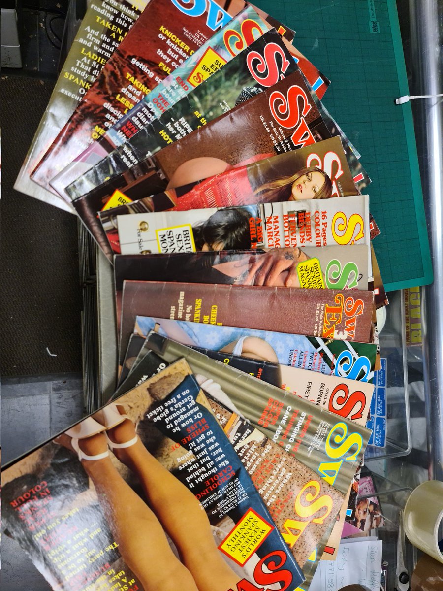 Last, South of Bristol to visit MG, a retired bank manager. Nice collection of American #bondage and British #spanking