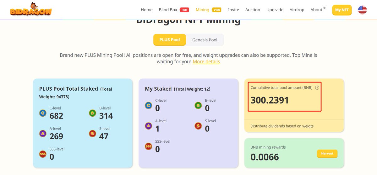 BiDragon_BSC's tweet photo. Bidragon NFT pool reward successfully exceeded 300BNB. 🥳🥳🥳

Play-to-Earn

Join: https://t.co/KyPHtPHiDk
#BSC #AXIE #NFT #Defi #BNB https://t.co/2etI3MMfQ8