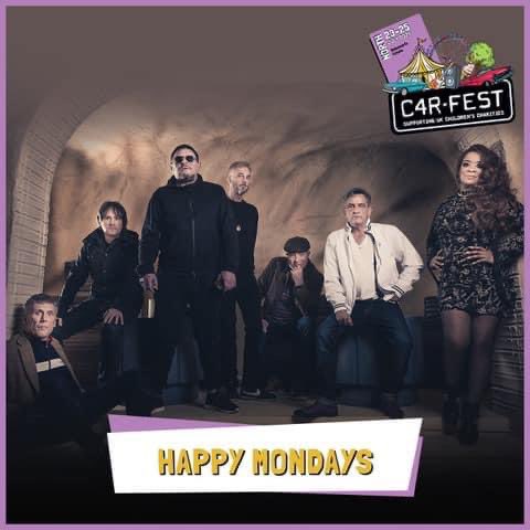 ⭐️ TONIGHT!!! ⭐️

HAPPY MONDAYS play Car Fest North in Cheshire tonight, Sunday 25th July 🥳 🕺 🚘

Happy Mondays on stage at 8.30pm

Tickets: carfest.seetickets.com/event/carfest-…

#HappyMondays #Livemusic #Gig #MusicFestival #Chester #Cheshire <a href="/Carfestevent/">CarFest</a>