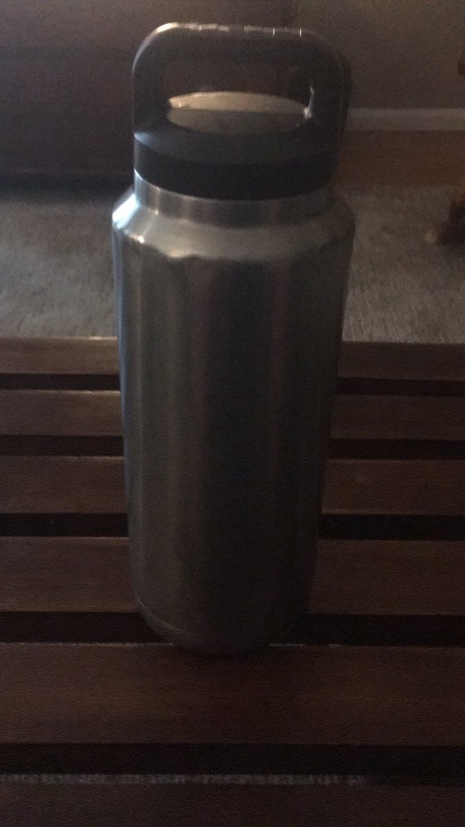 If any ball player left a metal thermos at the park during camp from July 12-15, I have it. If you can identify the backside sticker, it’s yours.