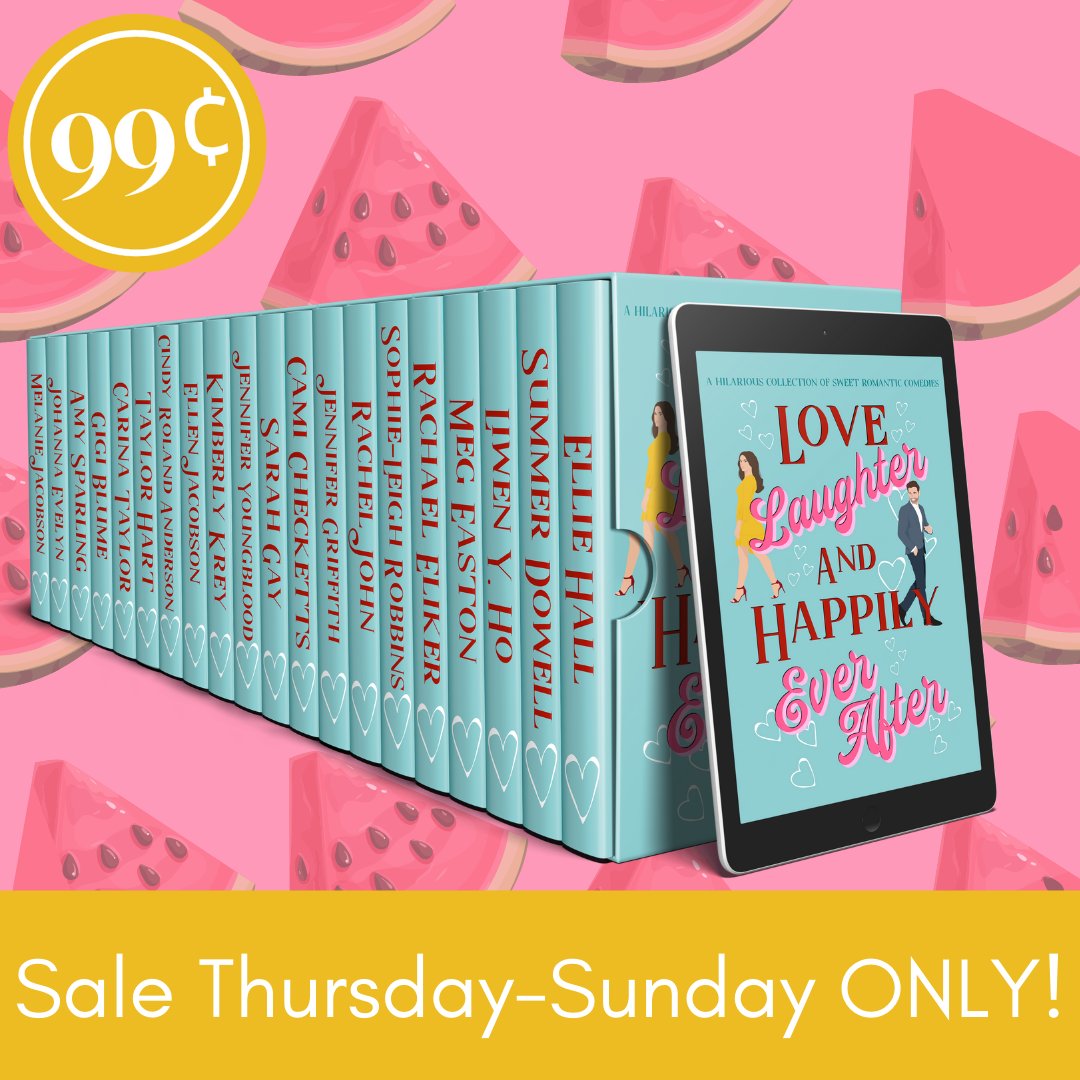 LAST CHANCE to get this BESTSELLING 20-book collection of romantic comedies for ONLY $0.99. Escape into love and laughter with this collection of sweet romcoms!
👉 books2read.com/LLH
#romcom #romance #RomanceBooks
