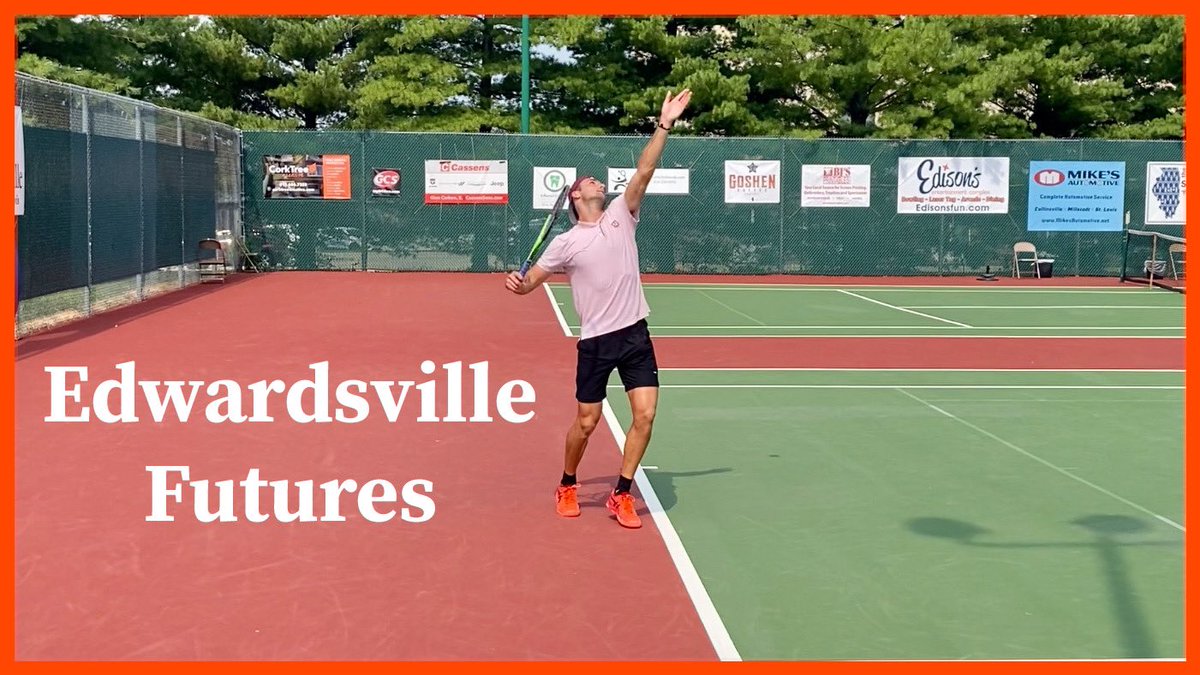 Cool event going on this weekend in E-Ville. It’s the 10th annual Edwardsville Futures, a men’s professional tennis tournament which ends today with the final match. Learn about it here👇. youtu.be/G3VfMu-T2aI @FuturesEdwards