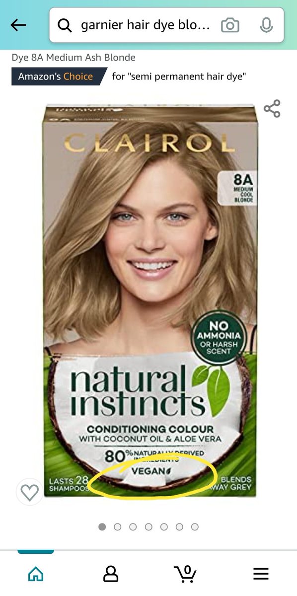 Dear <a href="/ClairolColor/">Clairol Color</a> Veganism is a form of animal activism. Your hair colour is plant based.  Not vegan, because you still test on animals!

#Vegan #animalactivism #AnimalTesting #clairol