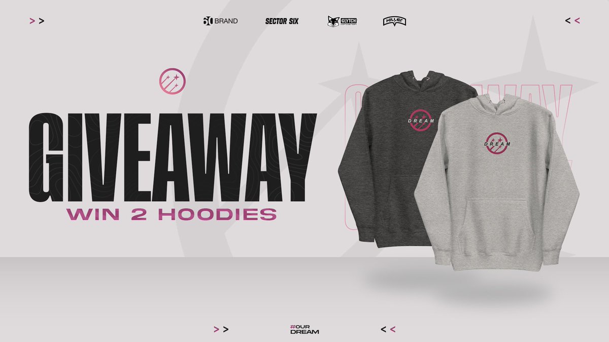 DreamConGG's tweet image. Would you like a chance at owning some Dream apparel before it’s official launch?

We are giving away 2 Dream Embroidered hoodies pre launch of our website!

Rules:

Follow the following accounts:
@4lhdar
@RazorArg
@DRAM4H
@DreamConGG
Tag 2 friends
Retweet

Goodluck!💜

#OurDream