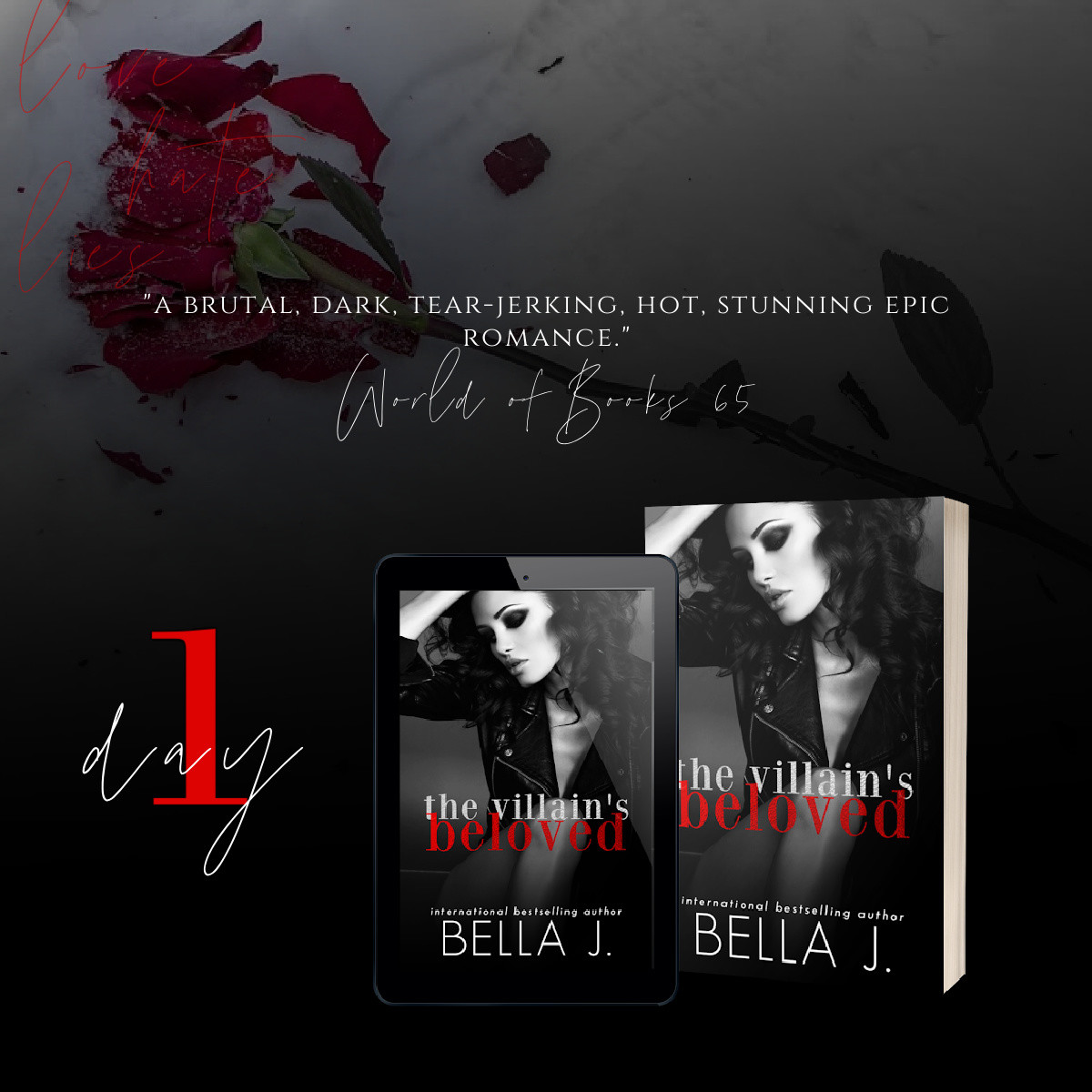 🌹 RELEASING TOMORROW 🌹
"To say this book shocked me is an understatement. I have read almost all the books by Bella J and I can guarantee that this book is nothing like you have ever read." - Lilith

The Villain's Beloved:  mybook.to/TheVillainsBel…