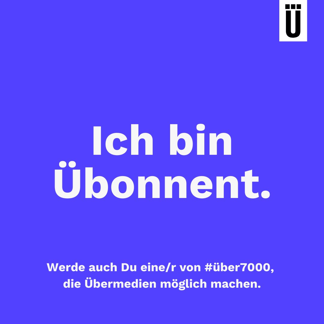 Ich bezahl für <a href="/uebermedien/">Übermedien</a>, weil die beweisen, dass Medienjournalismus weder Nörgeln noch Lobhudeln sein muss. Ich würd's noch mal abonnieren. Aber mach Du erst mal.