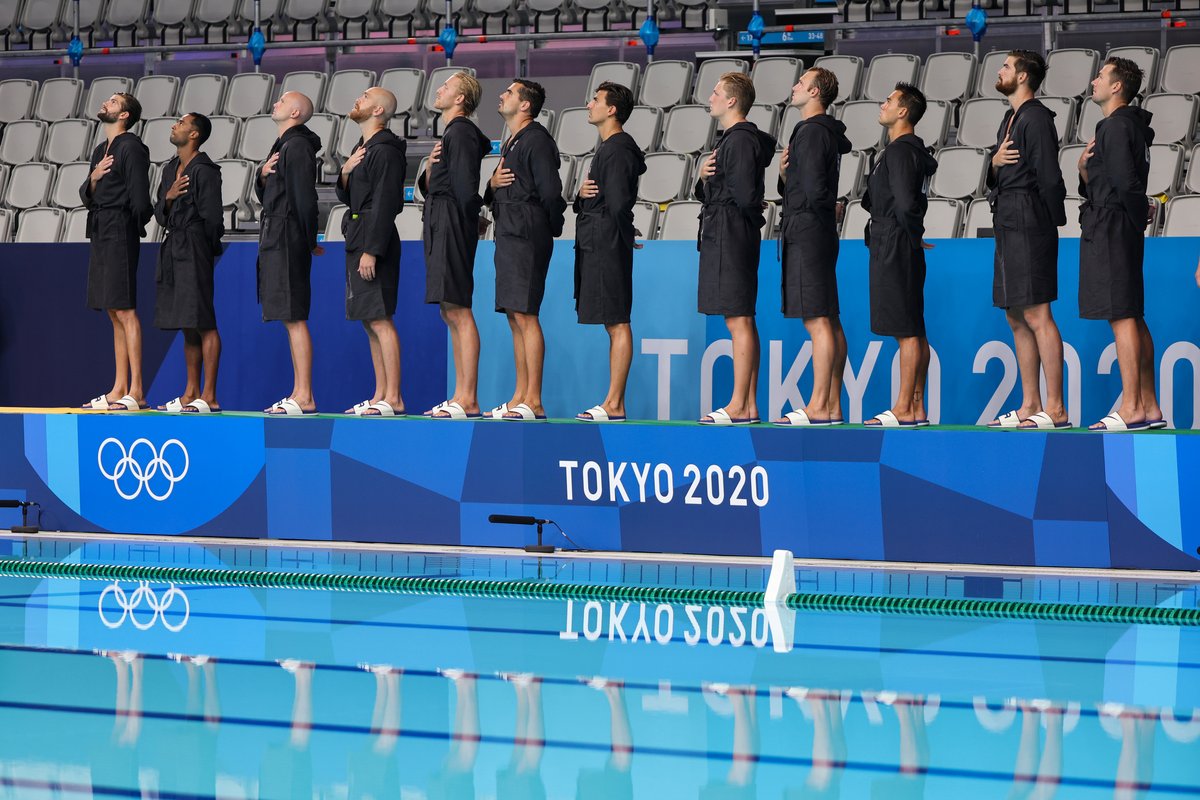 USAWP's tweet photo. Catch a replay of the U.S. Olympic Men's Water Polo Team in their opening day win over Japan. Coverage will be available starting at 8pm et/5pm pt as part of #TokyoOlympics coverage on NBCSN.

For more on Team USA in Tokyo, visit https://t.co/HT55rrGpKo 

Images by @jcable12 https://t.co/lTp58m5Cl8