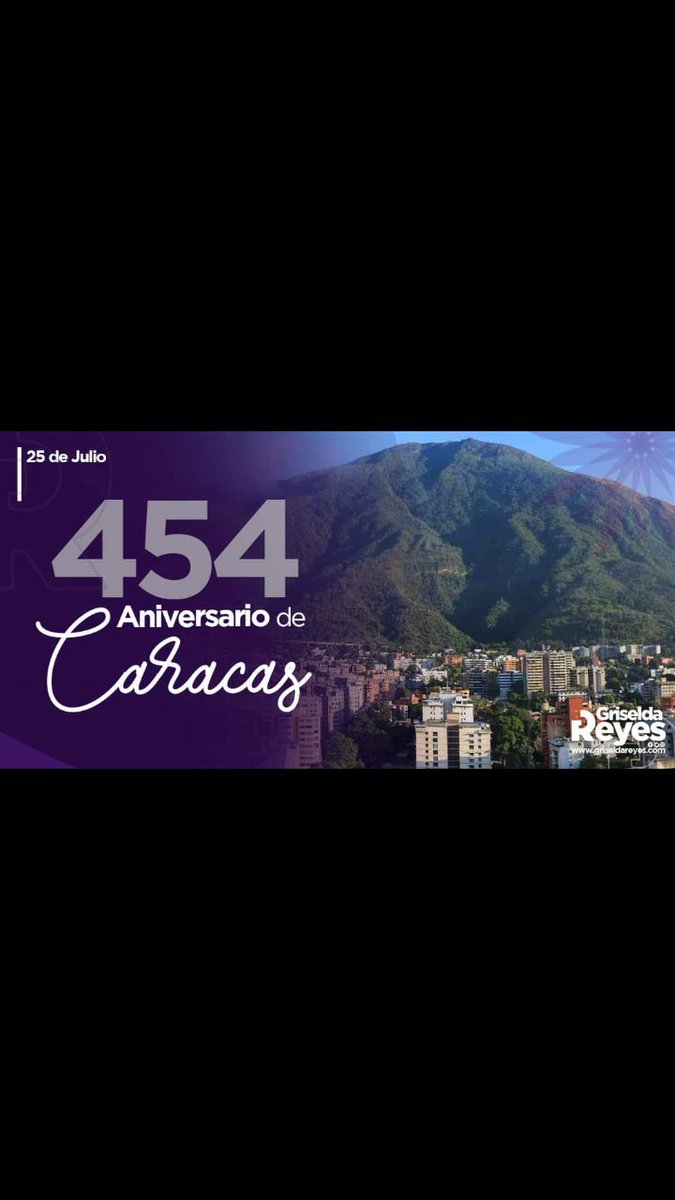 MrdaConGriselda's tweet photo. #25Jul Feliz Aniversario 454 #Caracas.. https://t.co/FH7MMvkrXT