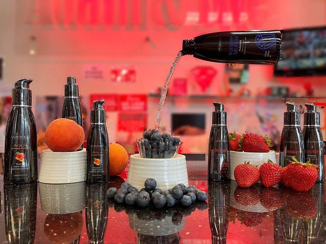 WickedSensual's tweet photo. Raise your hand if you love our flavored lubricants! Which one is your favorite? Thank you John Miskinis for this awesome picture! https://t.co/JGQsTC9uSX