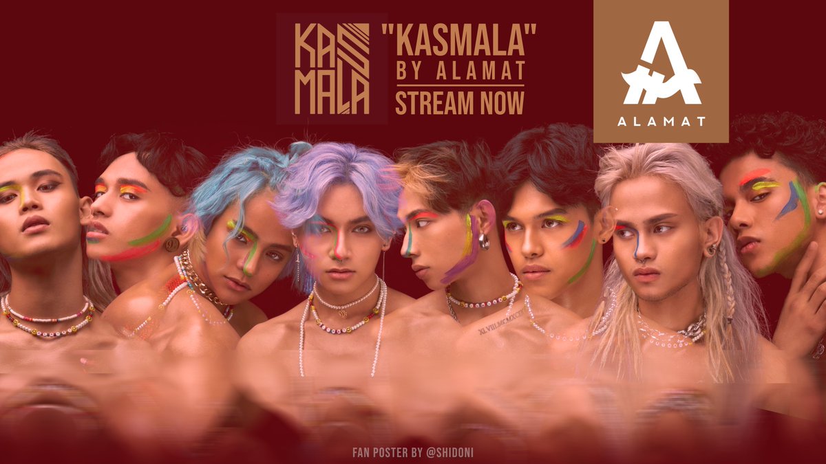 shidoni's tweet photo. I made a new @Official_ALAMAT fan poster 🤎

The boys look so good in these new promo pics!!!

STREAM “KASMALA” HERE:
https://t.co/hB1FQSYYxE

Let’s help it get to 500k views! Let’s go Magiliws! 🤎

Please RT! @BILLBOARDALAMAT @ALAMAT_TrendsPH @ALAMATxMAGILIW https://t.co/z0G39qUnrb