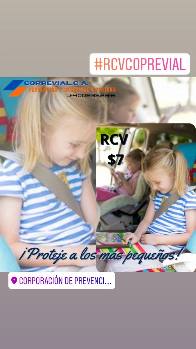 Coprevial's tweet image. Protege a los más pequeños de la casa, ponles el #cinturóndeseguridad
#rcvcoprevial