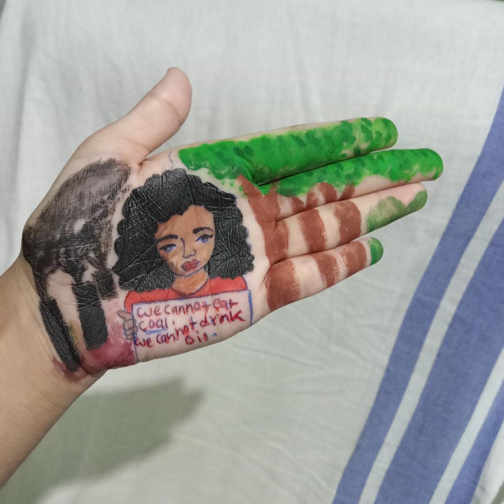 Krishnasil5's tweet photo. They can not eat coal, they can not drink oil 🛢️
@vanessa_vash
#ClimateAction #ActNow #Oil #drawing https://t.co/YcqpMPUDY6
