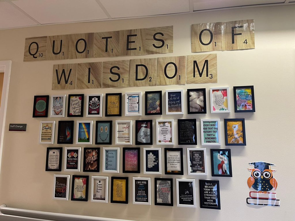 MRI_ETCS (@mri_etcs) on Twitter photo We’ve been super busy behind the scenes! #Achievingexcellence
Take a look at our ‘Quotes of Wisdom Wall 🦉’ little reminders to our staff of how amazing they are 👏🏻
#NHSHeroes
<a href="/broadhurst54/">sharon broadhurst</a> <a href="/johorrocks2408/">Jo Horrocks</a> @Pjoynson78 <a href="/dawnpike20/">Dawn Pike (RN)</a> We’ve been super busy behind the scenes! #Achievingexcellence
Take a look at our ‘Quotes of Wisdom Wall 🦉’ little reminders to our staff of how amazing they are 👏🏻
#NHSHeroes
<a href="/broadhurst54/">sharon broadhurst</a> <a href="/johorrocks2408/">Jo Horrocks</a> @Pjoynson78 <a href="/dawnpike20/">Dawn Pike (RN)</a>