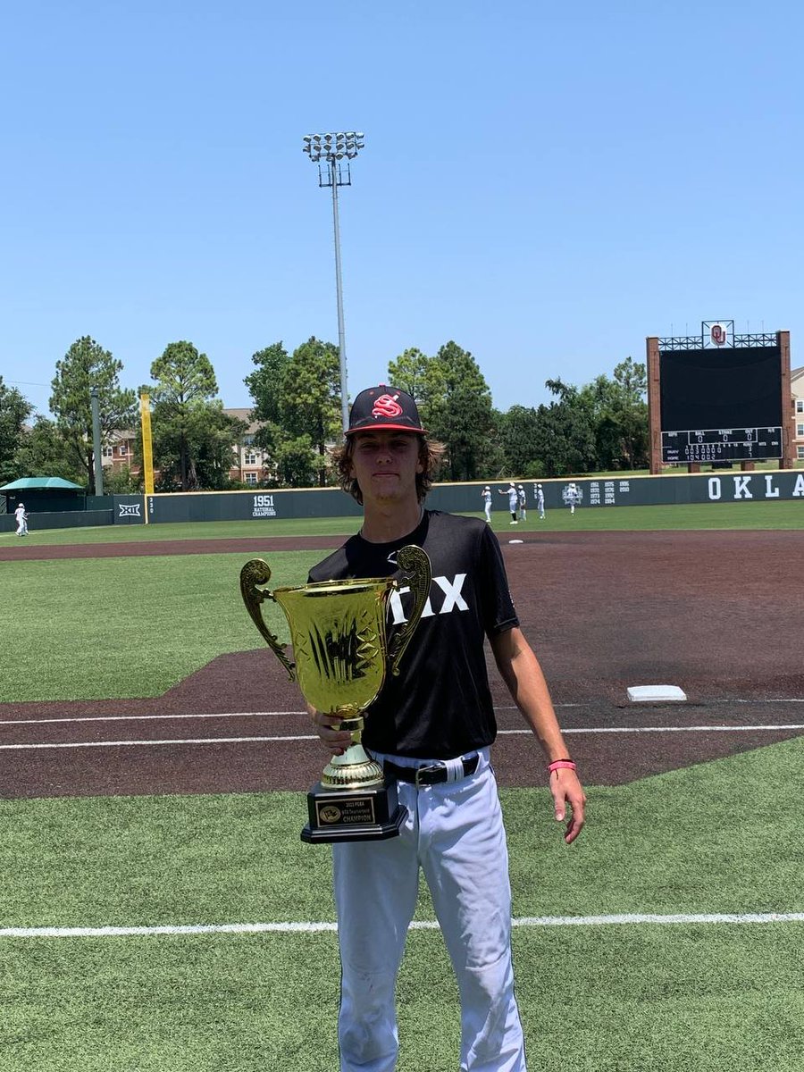 PG_NTX's tweet image. Stix 2023 Prospects Red takes home the 2021 16U PGBA Oklahoma Championship!! Congratulations!!

Dallas Tiger West 15U Duran- 3
Stix 2023 Prospects Red- 7
 
PoG: #34 @haydenducart34 (perfectgame.org/Players/Player…)
Colleyville Heritage 2023