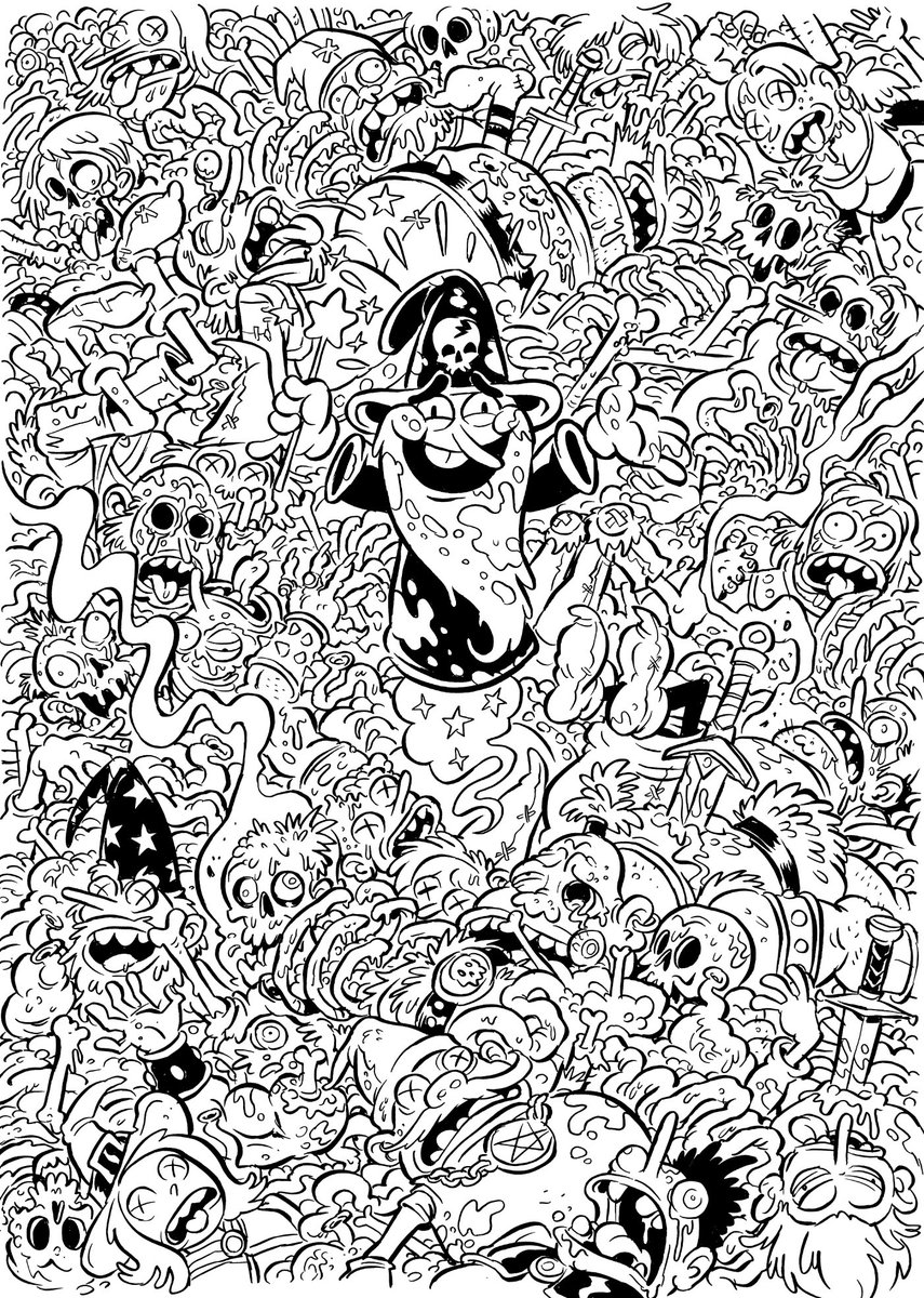 coryhudsonjones's tweet photo. And his work in progress Oversized Wizard card... https://t.co/R5LW5aip3h
