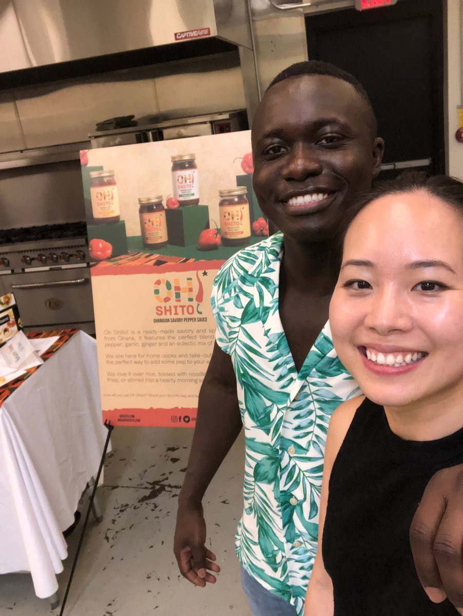 Collab_NewHaven's tweet photo. Congratulations to the 1st place (@ohshitosauce) and 2nd place (Bo-yi) winners at the CCGB food business competition! Proud to call both of these ventures Accelerator graduates with @CitySeedNH. https://t.co/w4m1DYgGa2