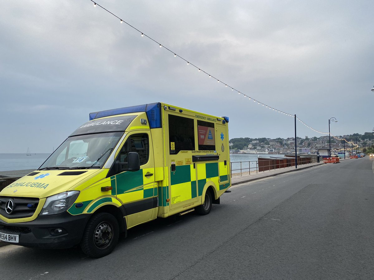 Not a bad view for the start of a night shift with <a href="/swasFT/">South Western Ambulance Service</a>