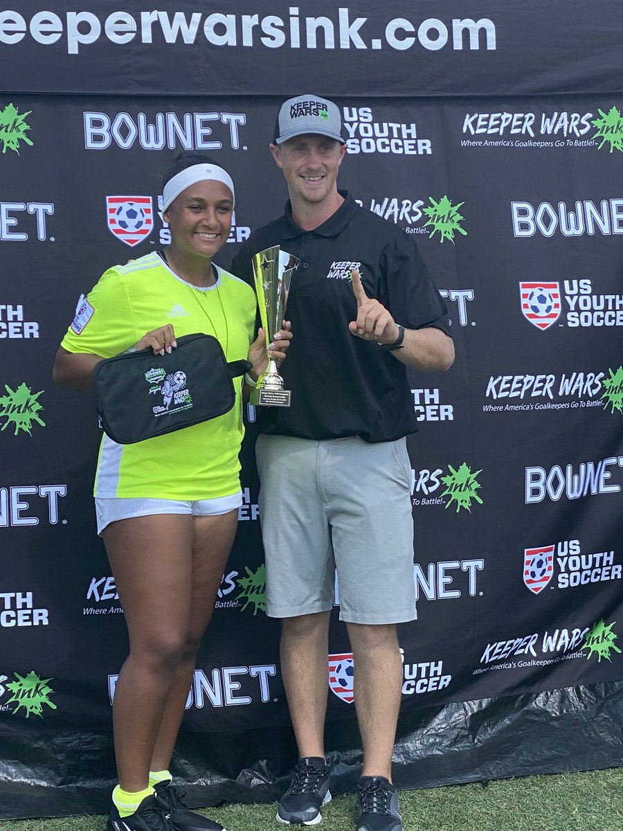 FireLTElliott's tweet photo. A great day 2 @KeeperWars National Championship. A fantastic group of U19 women goalkeepers in the event. And Congratulations to U19 National Champion @_rosemary_e @ReiverWSoccer @VisionSoccer Always a proud dad! #EFFORT https://t.co/ZhKfnhQugP