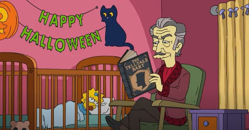 reviewwales's tweet photo. This year's episode of The Simpsons' Treehouse of Horror will feature Vincent Price (voiced by Maurice LaMarche) reading Edgar Allan Poe. VINCENT PRICE READING EDGAR ALLAN POE. Happy Halloween!
https://t.co/XBc5OqgXg9 https://t.co/1hz44Q2IJH