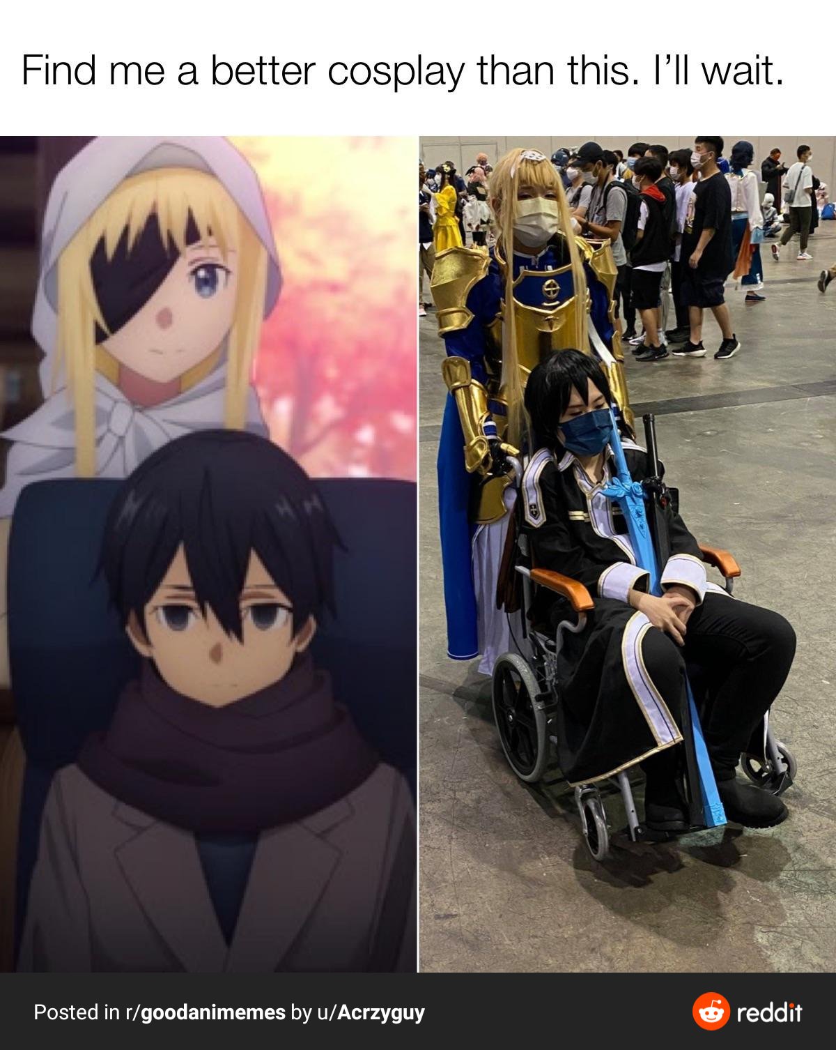 Kirito Cosplays on Twitter "I want to do that. But I don't have an