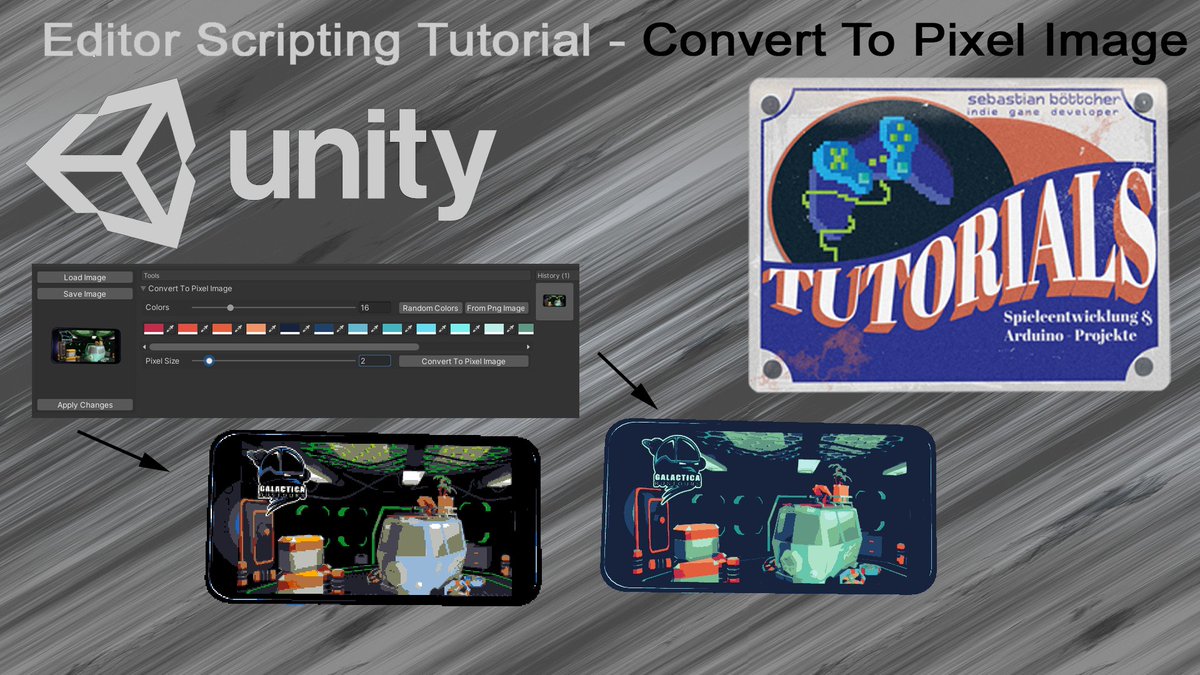 SebBoettcher's tweet photo. Der erste Teil meines UnityEditor #tutorials ist fertig.
➡️https://t.co/HBlFTu0fqJ
💾Das Script gibt es diesmal auf meiner Patreon Seite kostenlos. Also ab damit ins #Unity Projekt!
#programming #german #programmieren #coding #editorScripting #indieDev #gameDev #gamedeveloper https://t.co/Mvi8j2emx8